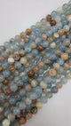 Aquatine Blaue Calcit Perlen – Grade A (6mm)