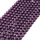 Jade Beads – Purple, Faceted, Round (8mm)