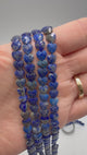 Heart-Shaped Lapis Lazuli Beads – Faceted (6mm)