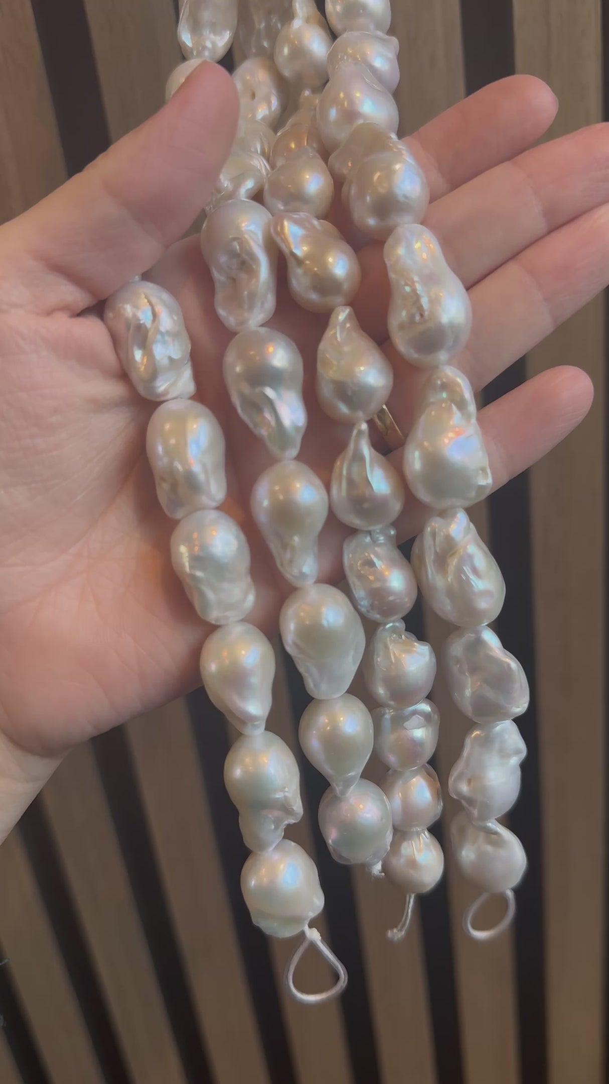 Ferskvandsperler – Barok, Grade AA (19,5-23,5 x 13,5-14,5mm)