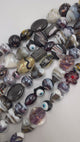 Mixed Handmade Lampwork Glass Beads – Pink-Brown (6-37mm)