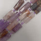Lace Agate Beads – Purple, Hexagonal (24x8x9mm)