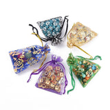 Printed Organza Gift Bags – Rectangular Mix Patterns and Colors (9x7cm) 10 pcs. - Uniq Perler - 117058