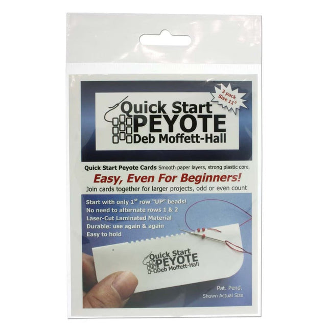 Quick Start Peyote – Starterkort til Peyote Projekter 11/0 - Uniq Perler - 116369