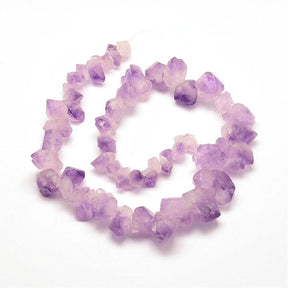 Roher Amethyst, (5 - 19mm, 1 Stk.) - Uniq Perler - 14354