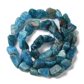 Raw Apatite Beads – (6–14mm) - Uniq Perler - 112234