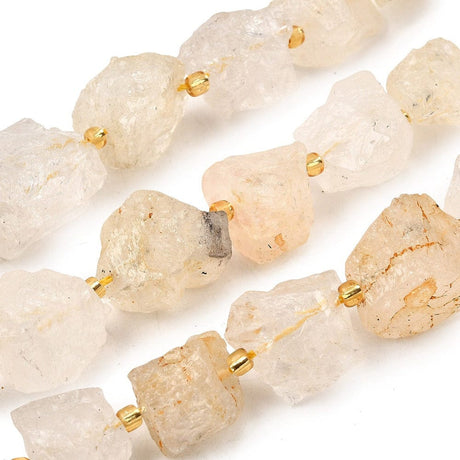 Rå Kvarts Nuggets - Klar (10 - 28mm) - Uniq Perler - 849298