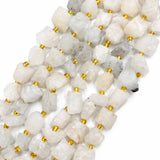 Rå White Jade – Hvid, Nuggets (7 - 16mm) - Uniq Perler - 566777