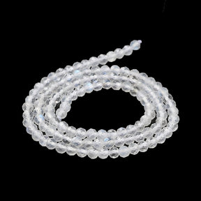 Rainbow Moonstone – Faceted (3.5mm) - Uniq Perler - 113055