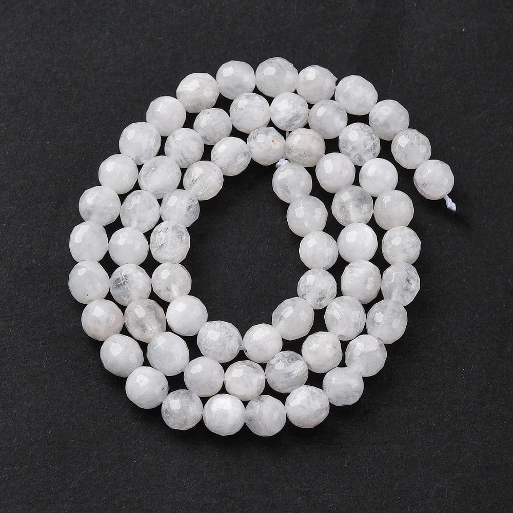 Rainbow Månesten – Facetteret (6mm) - Uniq Perler - 113108