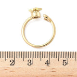 Regulerbar Ring (Anti Stress) – 18K Forgyldt Messing - Uniq Perler - 126230