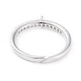 Regulerbar Ring Med Zirkonia Til Dine Egne Vedhæng - Uniq Perler - 113987