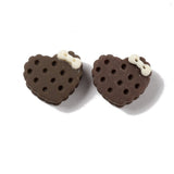 Resin Cookie Cabochons – Farve Mix (10 - 13x13mm) 20 Stk - Uniq Perler - 115106