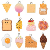 Resin Mad Vedhæng – Farve Mix (4,5 - 22mm) 24 stk - Uniq Perler - 117474