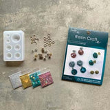 Resin Mini Kit Til Ørestikkere – DIY Smykkesæt, 33 Dele - Uniq Perler - 113618