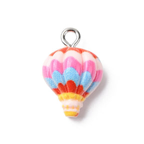 Resin Pendant – Balloon (11.5x17.5x7.5mm) 2 pcs. - Uniq Perler - 