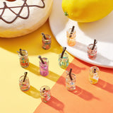 Resin Vedhæng – Mix Farver (18 - 25x10mm) 12 Dele - Uniq Perler - 115199