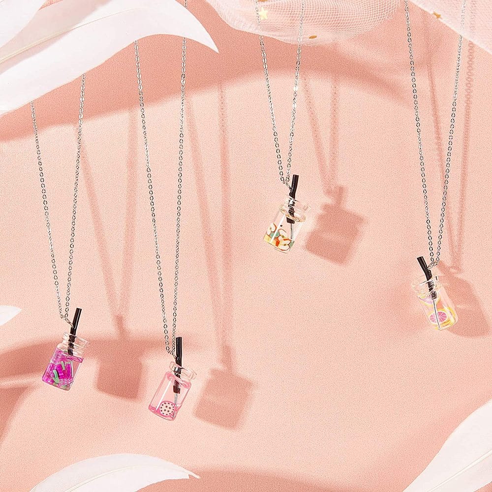 Resin Vedhæng – Mix Farver (25x10mm) 20 Dele - Uniq Perler - 114872