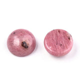 Rhodochrosite Cabochon – Half-round (8x3~4mm), 5 pcs. - Uniq Perler - 