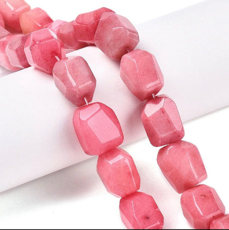 Rhodocrosit - Kantet (12×17mm) - Uniq Perler - 114199