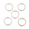 Ring Mellemled/Vedhæng - Langtidsholdbar Platin Belagt (20mm, 6 stk) - Uniq Perler - 115505