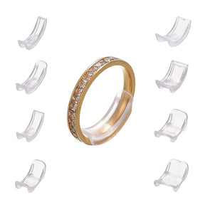 Ringstørrelse Justerer – Transparent (8 stk) - Uniq Perler - 117838