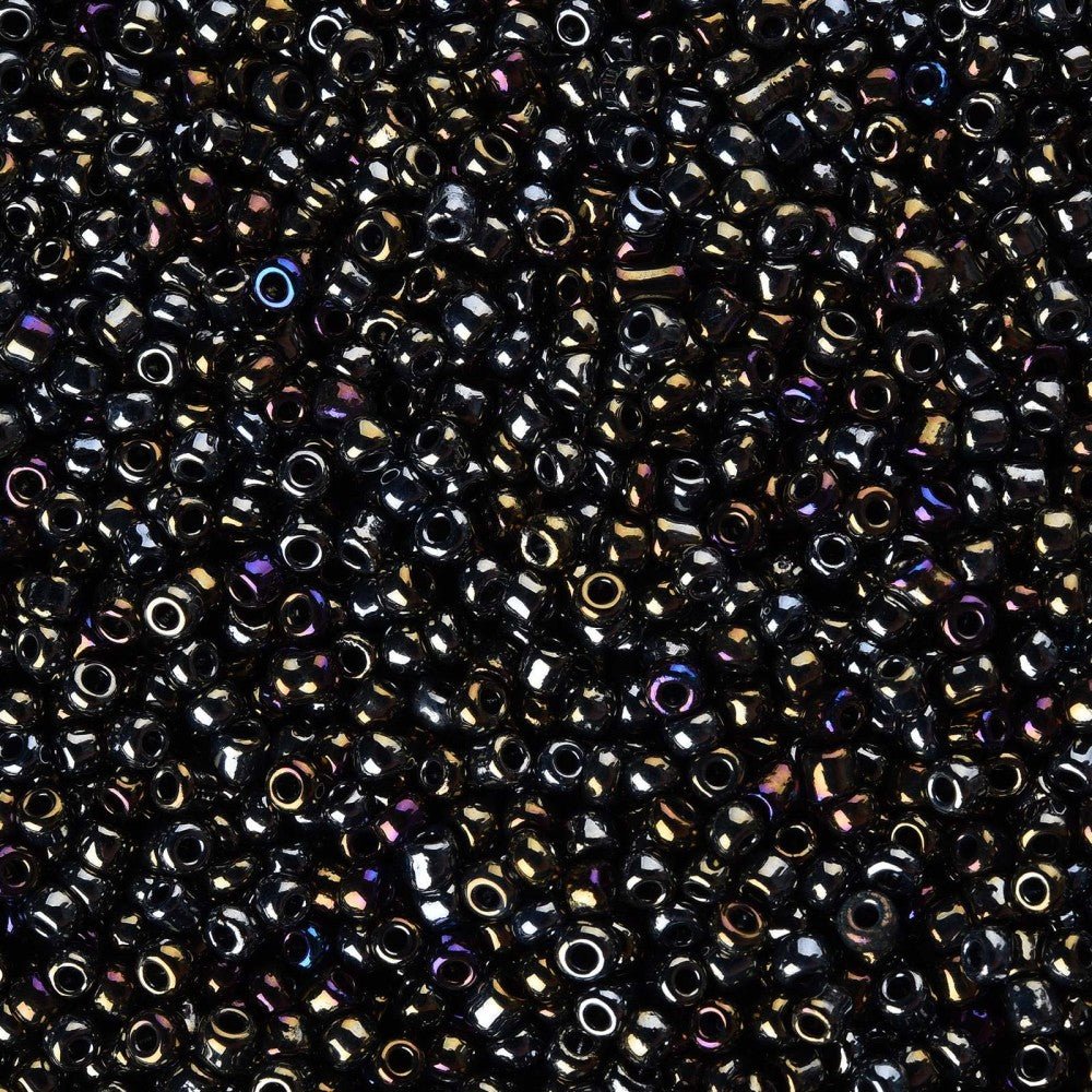 Rocailles Glasperler 12/0 – Iris Rund, (2mm, 20 gram) - Uniq Perler - 