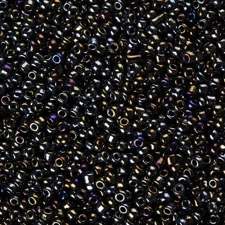 Rocailles Glasperler 12/0 – Iris Rund, (2mm, 20 gram) - Uniq Perler - 