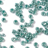 Rocailles Glasperler 12/0 – Metallic Rund, Cyan (2mm) 20 gram - Uniq Perler - 