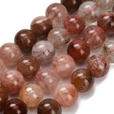 Rød Rutilkvarts Perler – Runde (12mm) - Uniq Perler - 