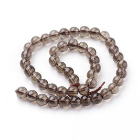 Rauchquarz Perlen – Rund (4mm) - Uniq Perler - 117306