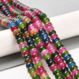 Rondel Jade Perler, Farve Mix, (6x4,5mm) - Uniq Perler - 1111490231