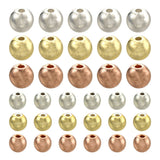 Rondel Med Assorteret Hæmatit Perler – 6 Størrelser & 3 Farver - Uniq Perler - 113058