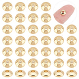 Rondel Perler – Rustfrit Stål, 18K Forgyldt (5,5mm) 100 Stk - Uniq Perler - 112277