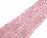 Rosa Kvarts Perler – Star Cut (10mm) - Uniq Perler - 117970