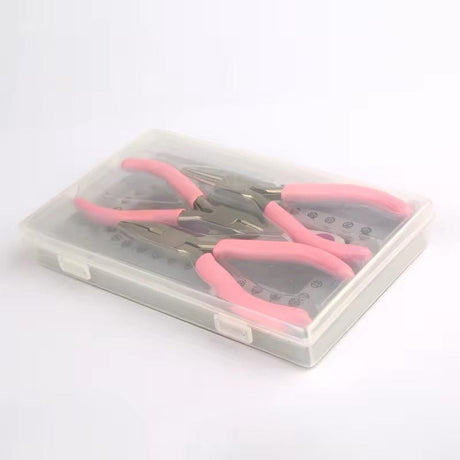 Rosa Værktøjssæt – 5 Dele - Uniq Perler - 46788