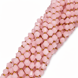 Rosakvarts Perler – Bicones (8mm) - Uniq Perler - 118236