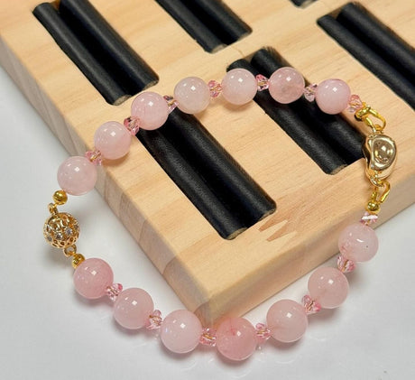 Rosakvarts – Rund (10mm) - Uniq Perler - 737840