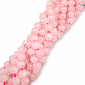 Rosakvarts – Rund (10mm) - Uniq Perler - 737840