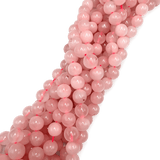 Rosakvarts – Runde (10mm) - Uniq Perler - 0000002063