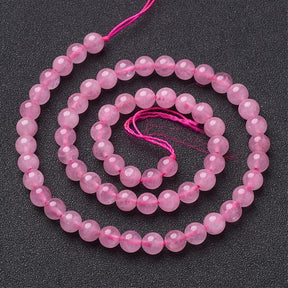 Rose quartz – Round (6mm) - Uniq Perler - 0000014626