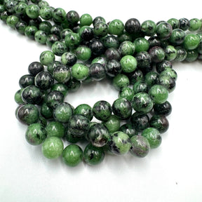 Rubin in Zoisit Perlen, Rund (6mm) - Uniq Perler - 120845