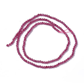 Ruby Pearls – Faceted (2mm) - Uniq Perler - 3664335
