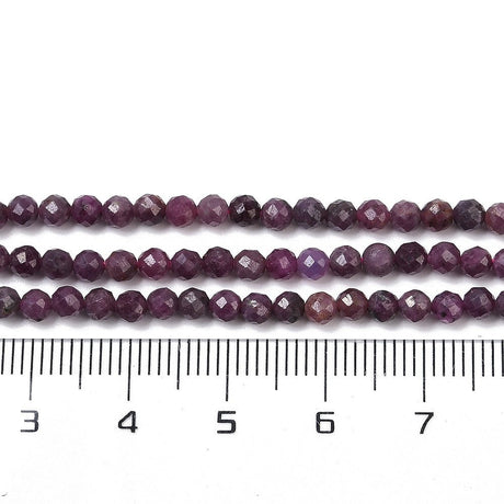 Rubin Perler – Facetteret (3 - 3,5mm) - Uniq Perler - 