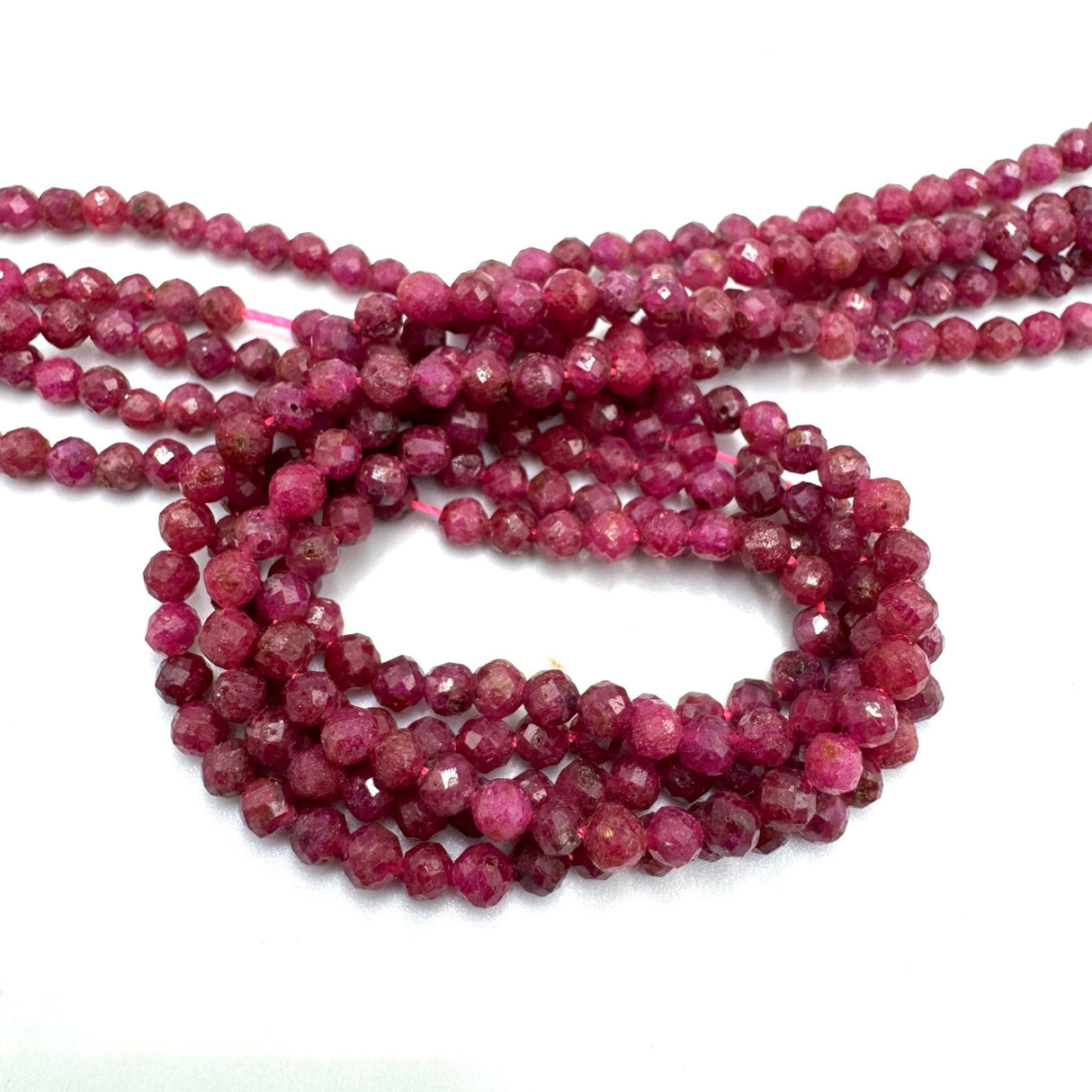 Rubin Perler – Facetteret (3mm) - Uniq Perler - 115354