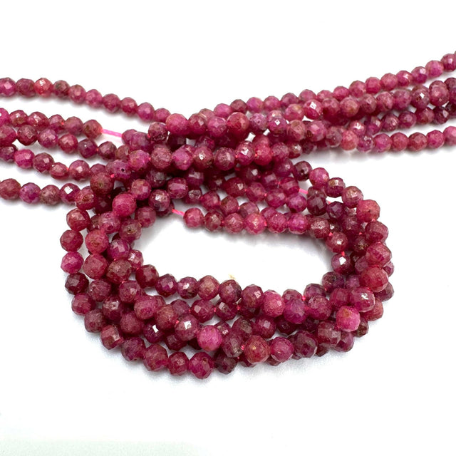 Rubin Perler – Facetteret (3mm) - Uniq Perler - 115354