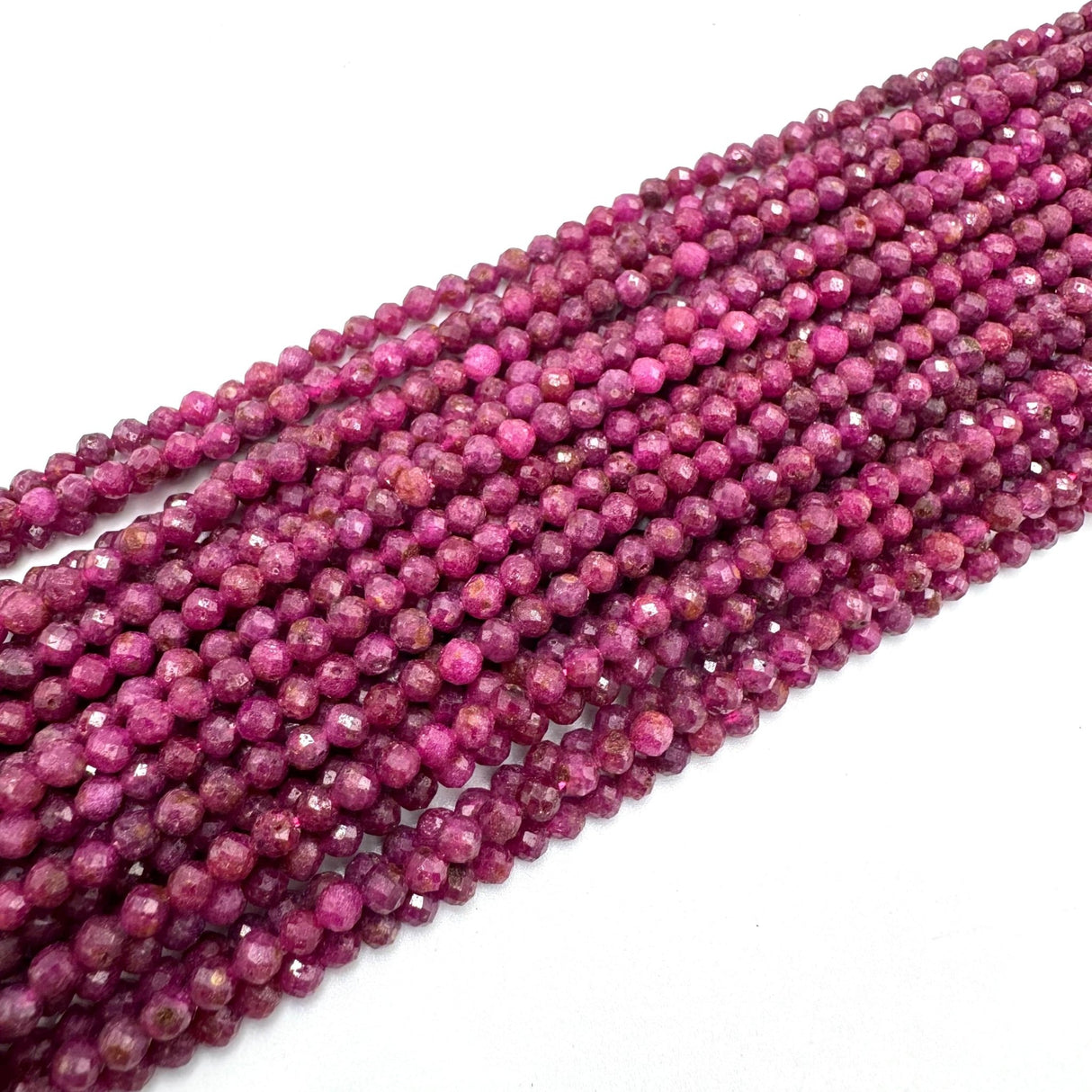 Rubin Perler – Facetteret (3mm) - Uniq Perler - 115354