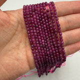 Rubin Perler – Facetteret, Grade A (3mm) - Uniq Perler - 118102