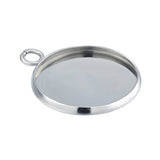 Runde Cabochon Vedhæng i Vandfast Stål – (20mm) 4 stk - Uniq Perler - 