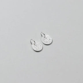 Rund Anhänger Mit Kleinem Muster, Sterling Silber 925, 6mm - Uniq Perler - 111222